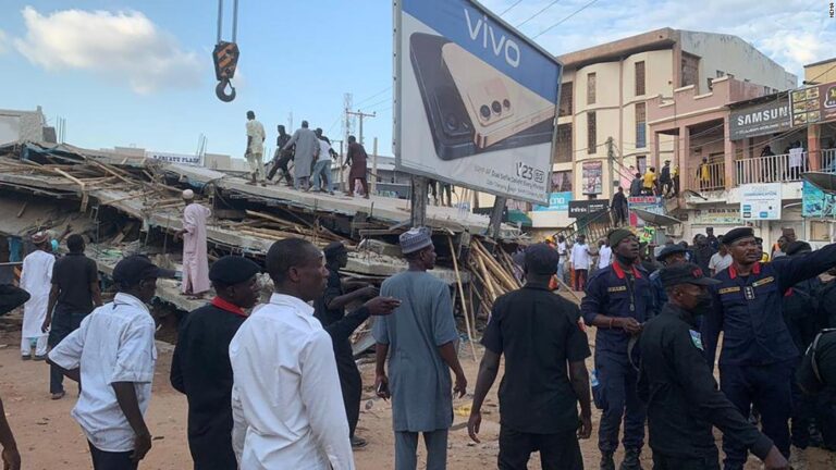 Many people feared trapped under multiple-story building collapse in Nigeria’s Kano State