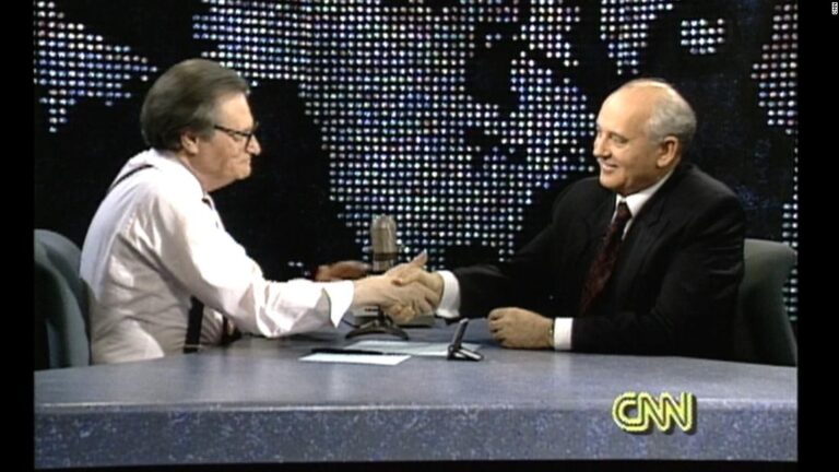 Gorbachev was asked on Larry King how he wants history to judge him. See his response
