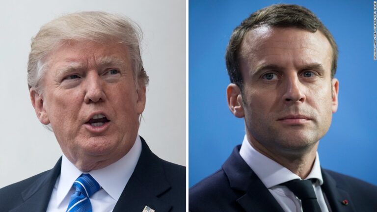 Hear Macron’s reaction to being linked to Trump’s Mar-a-Lago documents