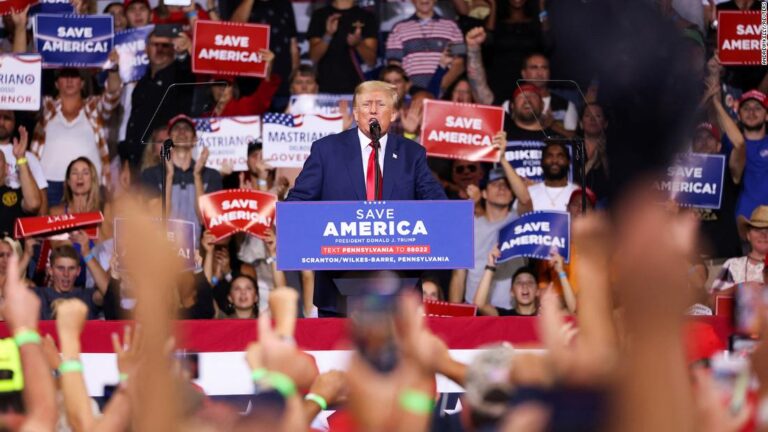 Trump rally highlighting January 6 case of alleged Nazi sympathizer sparks criticism