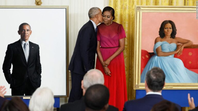 The Obamas’ White House portraits have been unveiled