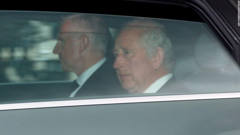 King Charles III leaves Balmoral ahead of his first address to the nation