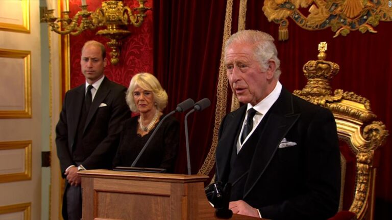 Watch King Charles III speak before formal proclamation