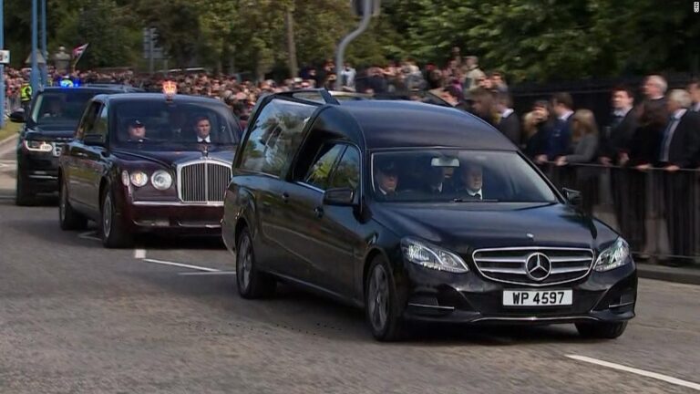 Follow Queen Elizabeth’s coffin as it begins final journey