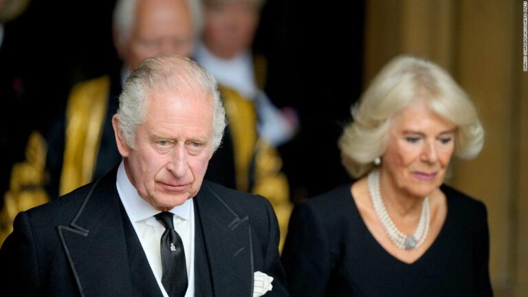 King Charles III and Camilla visit Northern Ireland as thousands of mourners file past Queen’s coffin