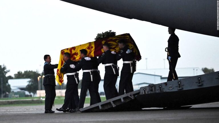 The Queen will lie in state from today, after King Charles III follows her coffin through London