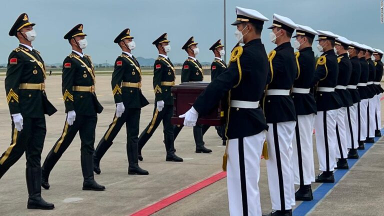 70 years later, China and South Korea exchange the remains of Korean war dead