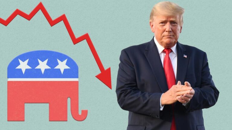 Analysis: Donald Trump’s poll numbers are making things very awkward for Republicans