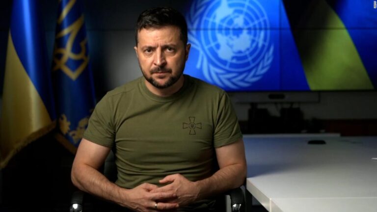 Zelensky calls for Russia to be stripped of UN veto power