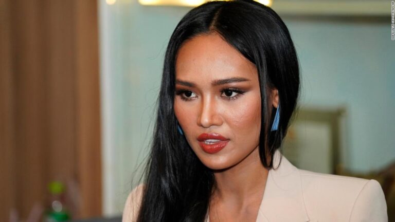 Myanmar beauty queen facing junta threat leaves Thailand for Canada