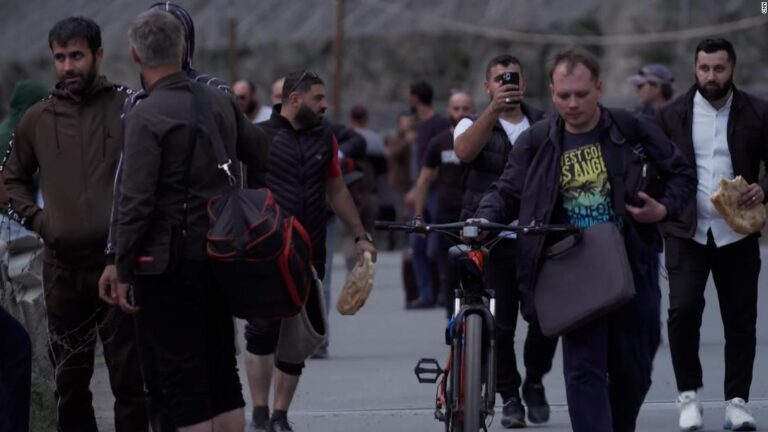 ‘We can’t trust our government’: Man joins tens of thousands fleeing Russia’s draft