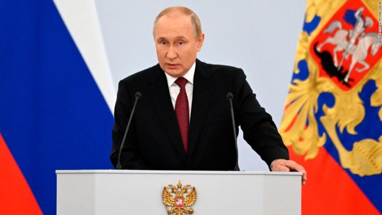 Hear Putin’s announcement about citizens in newly annexed regions