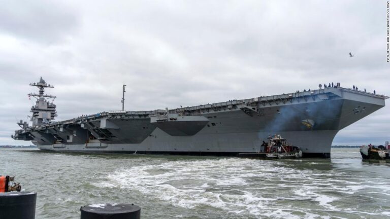 US Navy’s most advanced aircraft carrier deploys