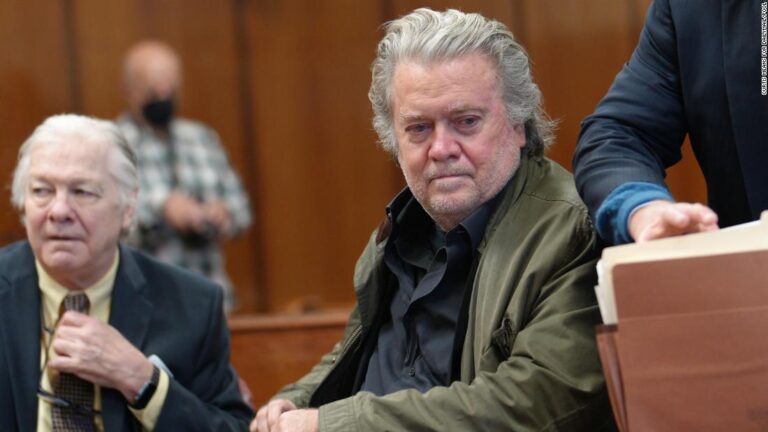 Steve Bannon is sentenced to four months in prison for contempt of US Congress