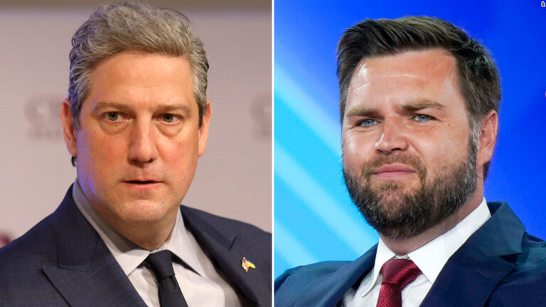 ‘I don’t kiss anyone’s a** like him’: Tim Ryan and J.D. Vance face off in Ohio Senate debate