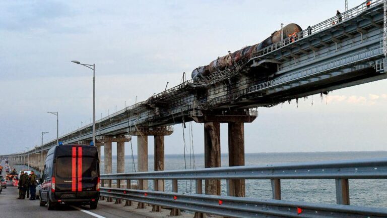 Russian authorities arrest eight people following Crimea bridge blast