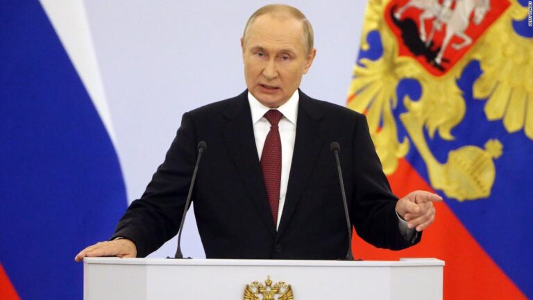 No need for more ‘massive’ strikes in Ukraine for now, Putin says