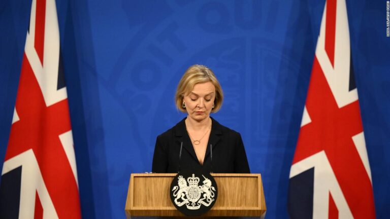 Liz Truss quits as Britain’s Prime Minister after disastrous six-week tenure