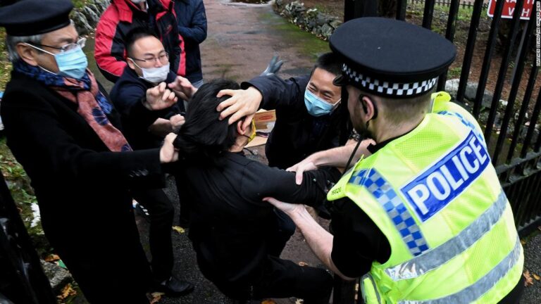 Chinese diplomat says pulling hair of Hong Kong protester was his ‘duty’