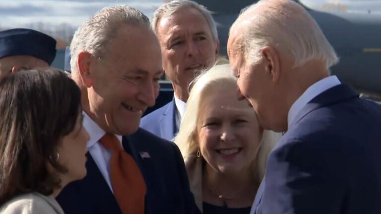 Schumer caught on hot mic giving Biden bad midterm news