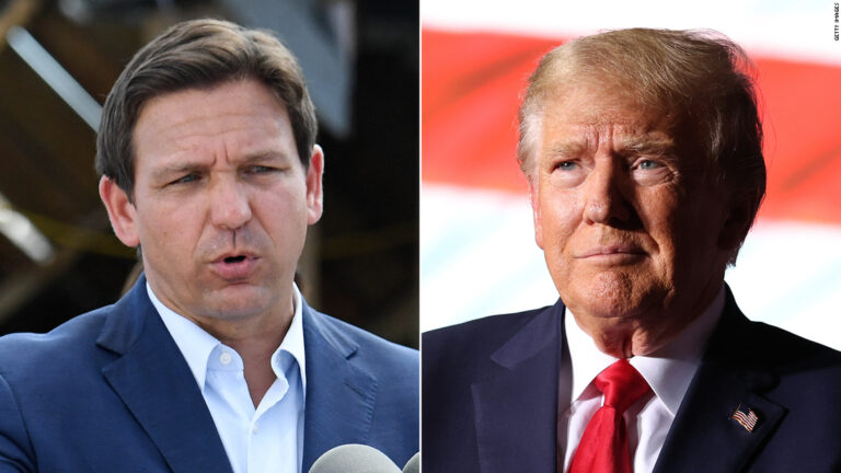 As Election Day approaches, Trump-DeSantis 2024 rivalry seeps into the public