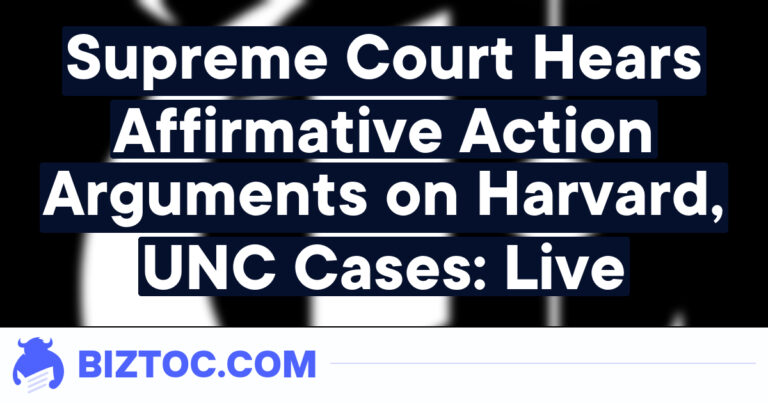 Supreme Court Hears Affirmative Action Arguments on Harvard, UNC Cases: Live