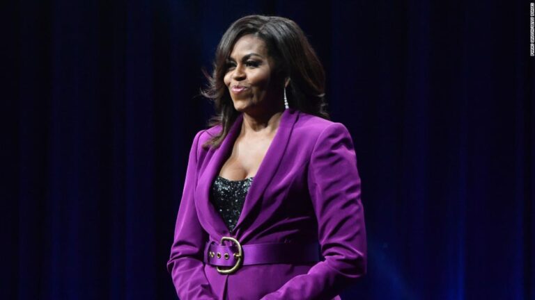 Michelle Obama praises Biden but stops short of full-throated 2024 endorsement