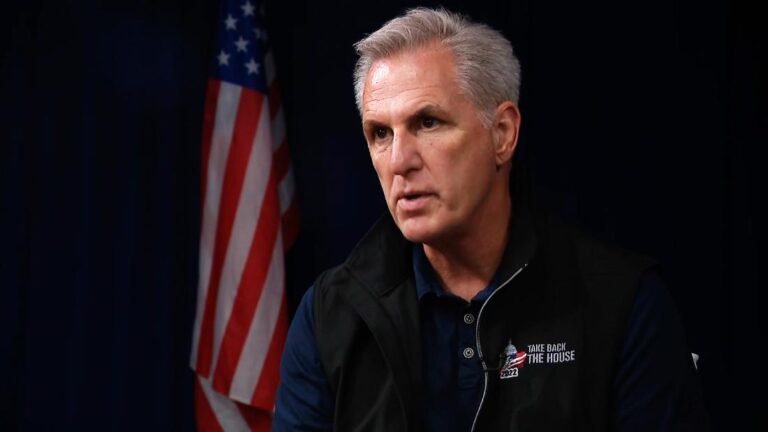 Kevin McCarthy asked about impeaching Biden if GOP wins House. Hear his answer