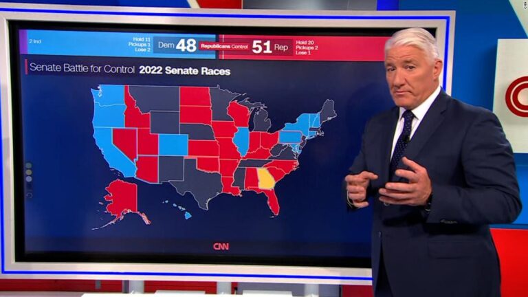 Magic wall: See where we are in undecided Senate races