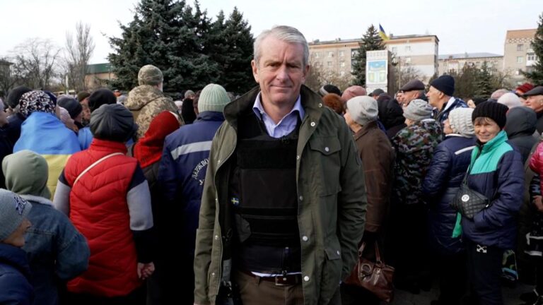 Watch: See the scene as CNN arrives in a newly liberated Ukrainian town