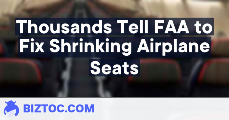 Thousands Tell FAA to Fix Shrinking Airplane Seats