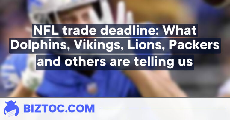NFL trade deadline: What Dolphins, Vikings, Lions, Packers and others are telling us