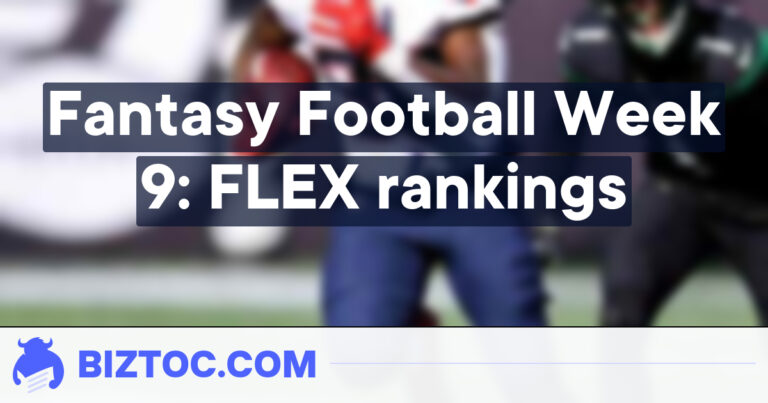 Fantasy Football Week 9: FLEX rankings