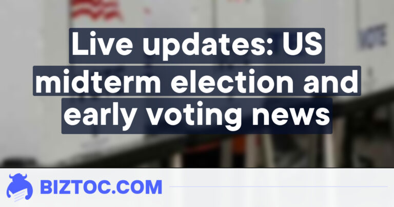 Live updates: US midterm election and early voting news