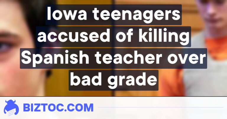 Iowa teenagers accused of killing Spanish teacher over bad grade