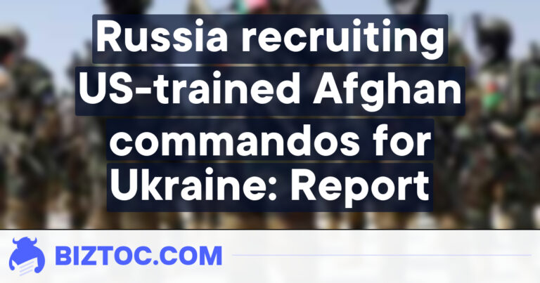 Russia recruiting US-trained Afghan commandos for Ukraine: Report