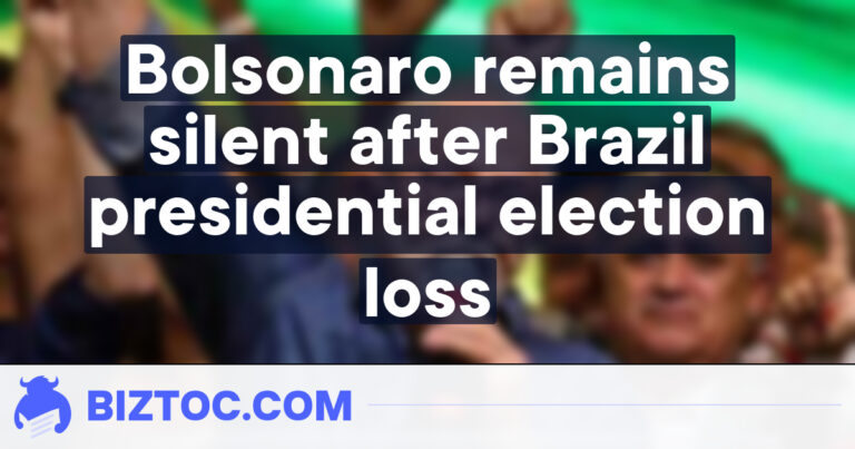 Bolsonaro remains silent after Brazil presidential election loss