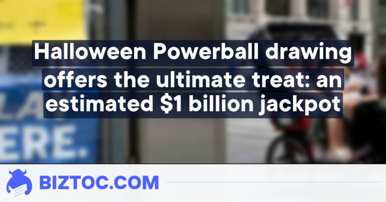 Halloween Powerball drawing offers the ultimate treat: an estimated $1 billion jackpot