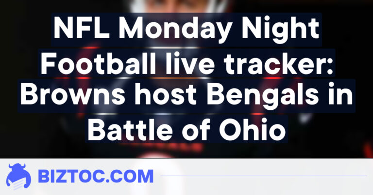 NFL Monday Night Football live tracker: Browns host Bengals in Battle of Ohio