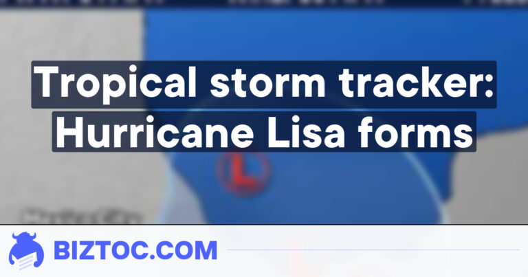 Tropical storm tracker: Hurricane Lisa forms