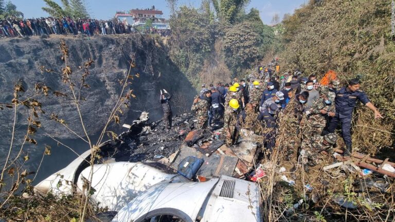 Plane crash in Nepal leaves at least 32 dead