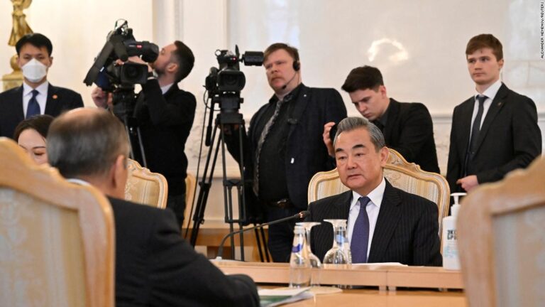 Putin meets top Chinese diplomat Wang Yi in the Kremlin