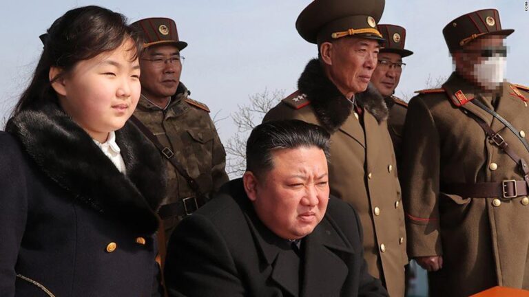 Kim Jong Un talks up North Korea’s nuclear capability as daughter watches latest missile test